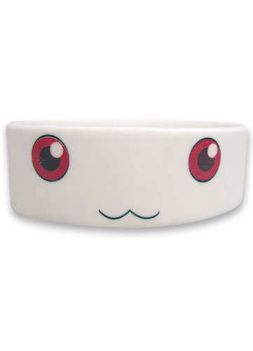 Madoka Magica Kyubey Pvc Wristband, an officially licensed product in our Madoka Magica Wristbands department.
