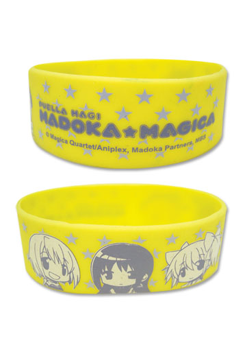 Madoka Magica Sd Characters Pvc Wristband, an officially licensed product in our Madoka Magica Wristbands department.