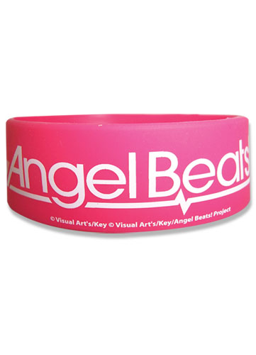 Angel Beats Logo Pvc Wristband, an officially licensed Angel Beats product at B.A. Toys.