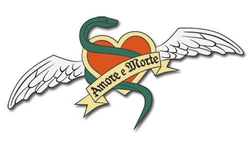 Bleach Amore Morte Temporary Tattoo, an officially licensed Bleach product at B.A. Toys.