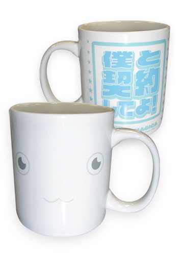 Madoka Magica Kyubey Mug, an officially licensed product in our Madoka Magica Mugs & Tumblers department.
