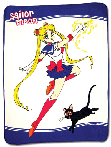 Sailormoon Sailor Moon And Luna Throw Blanket, an officially licensed product in our Sailor Moon Blankets & Linen department.