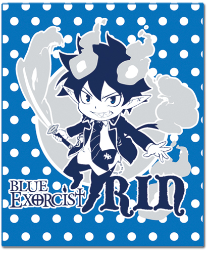 Blue Exorcist Rin Kakusei Sd Throw Blanket, an officially licensed Blue Exorcist product at B.A. Toys.