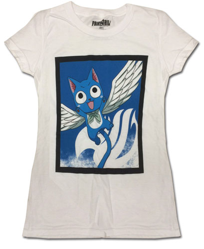Fairy Tail - Happy Jrs. T-Shirt L, an officially licensed product in our Fairy Tail T-Shirts department.