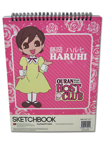 Ouran High School Host Club Haruhi Sketchbook, an officially licensed product in our Ouran High School Host Club Stationery department.