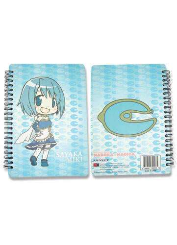 Madoka Magica Sayaka Softcover Notebook, an officially licensed product in our Madoka Magica Stationery department.