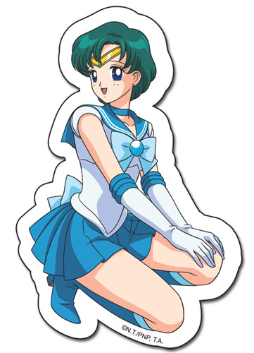 Sailormoon Sailormercury Sticker, an officially licensed product in our Sailor Moon Stickers department.