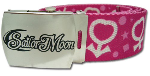 Sailormoon Symbols Fabric Belt, an officially licensed product in our Sailor Moon Belts & Buckles department.