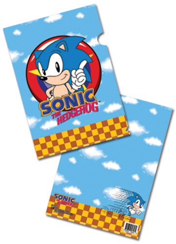 Classic Sonic Sonic File Folder, an officially licensed product in our Sonic Binders & Folders department.