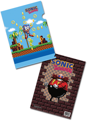 Classic Sonic Oops File Folder, an officially licensed product in our Sonic Stationery department.