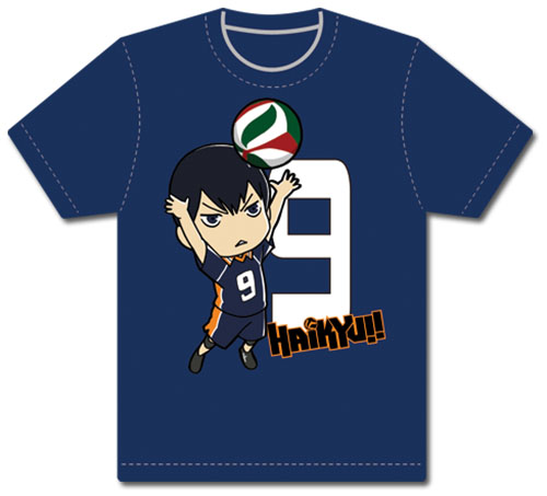 Haikyu!! - Sd Tobio 9 Men's Screen Print T-Shirt L, an officially licensed product in our Haikyu!! T-Shirts department.