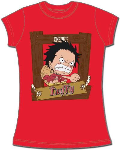 One Piece - Sd Luffy Jrs. Screen Print T-Shirt L, an officially licensed product in our One Piece T-Shirts department.