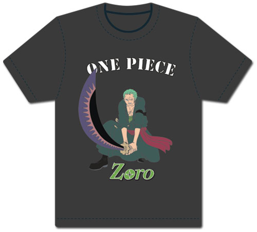 One Piece - Zoro Men's Screen Print T-Shirt XXL, an officially licensed product in our One Piece T-Shirts department.