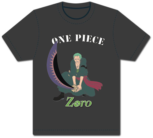 One Piece - Zoro Men's Screen Print T-Shirt L, an officially licensed product in our One Piece T-Shirts department.