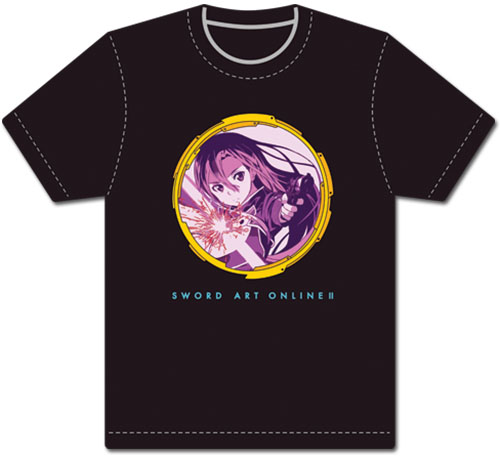 Sword Art Online Ii - Kirito Men's Screen Print T-Shirt XL, an officially licensed product in our Sword Art Online T-Shirts department.