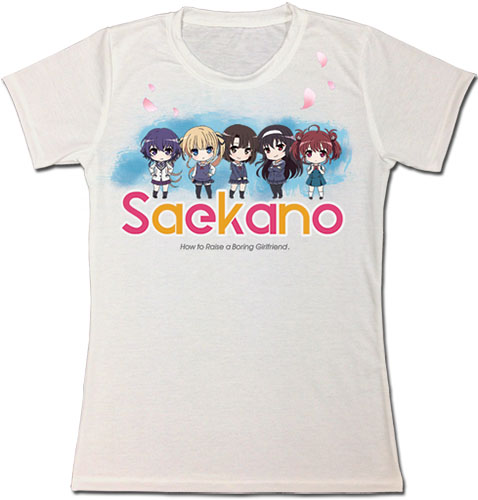 Saekano - Nedroid Deformation Group Sublimation Jrs. T-Shirt L, an officially licensed product in our Saekano T-Shirts department.
