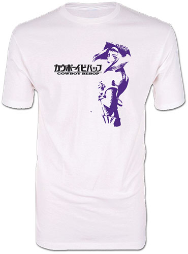 Cowboy Bebop - Faye Valentine Men's Screen Print T-Shirt L, an officially licensed product in our Cowboy Bebop T-Shirts department.