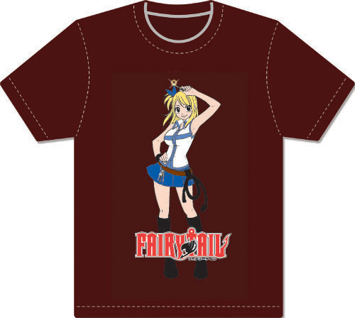 Fairy Tail - Lucy Men's Screen Print T- Shirt L, an officially licensed product in our Fairy Tail T-Shirts department.