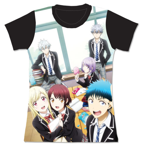 Yamada Kun - Group Classroom Sublimation Jrs. T-Shirt L, an officially licensed product in our Yamada-Kun And The Seven Witches T-Shirts department.