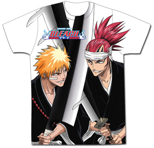 Bleach - Ichigo & Renji Men's Sublimation T-Shirt XL, an officially licensed product in our Bleach T-Shirts department.
