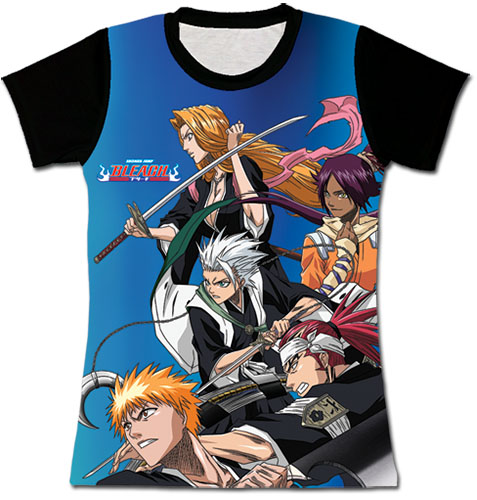 Bleach - Group Jrs. Sublimation T-Shirt M, an officially licensed product in our Bleach T-Shirts department.