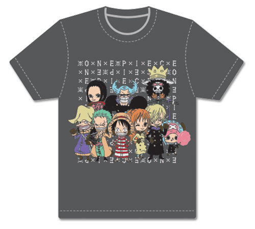 One Piece - Group Sd Men's Screen Print T-Shirt L, an officially licensed product in our One Piece T-Shirts department.
