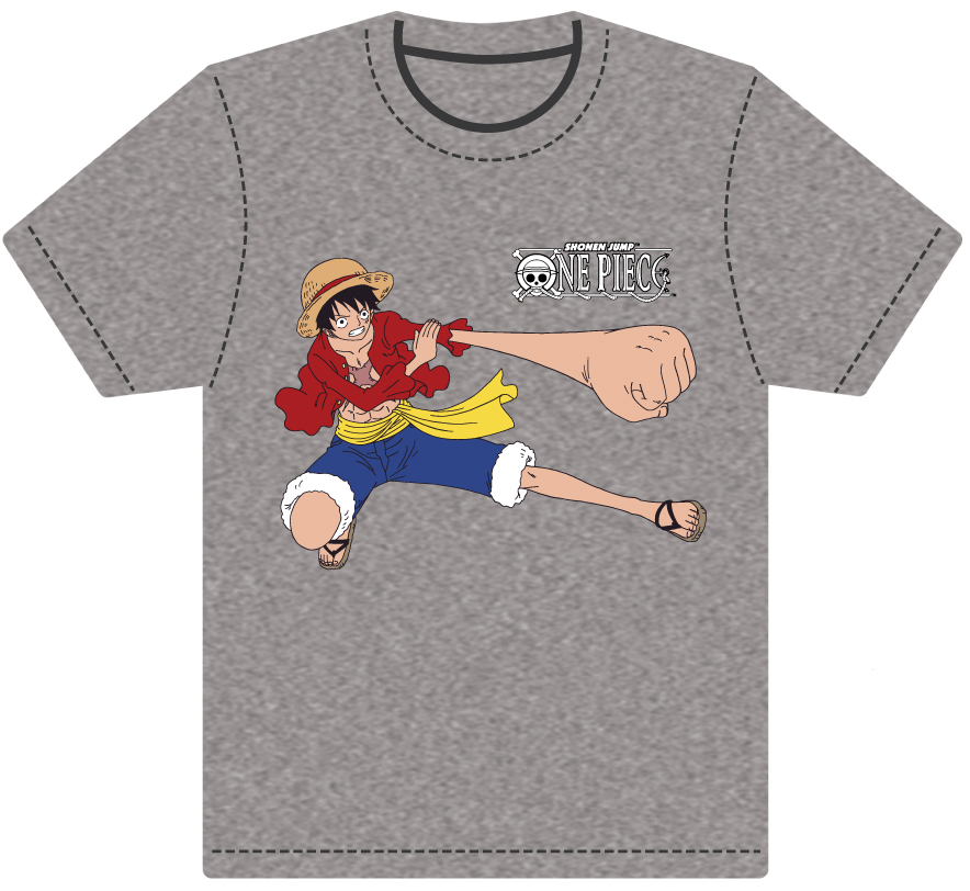 One Piece - Luffy Stretched Men's T-Shirt L, an officially licensed product in our One Piece T-Shirts department.