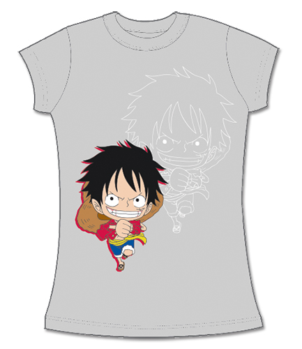 One Piece - Sd Luffy Jrs Screen Print T-Shirt L, an officially licensed product in our One Piece T-Shirts department.