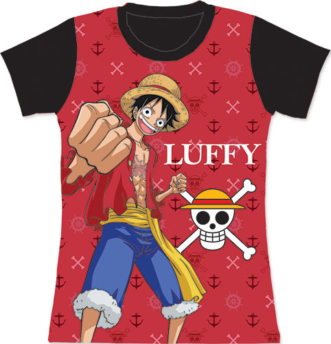 One Piece - Luffy Jrs. Sublimation T-Shirt XXL, an officially licensed product in our One Piece T-Shirts department.