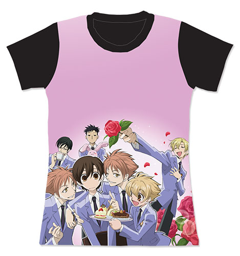 Ouran H.S. Host Club - Group Jrs. Sublimation T-Shirt L, an officially licensed product in our Ouran High School Host Club T-Shirts department.