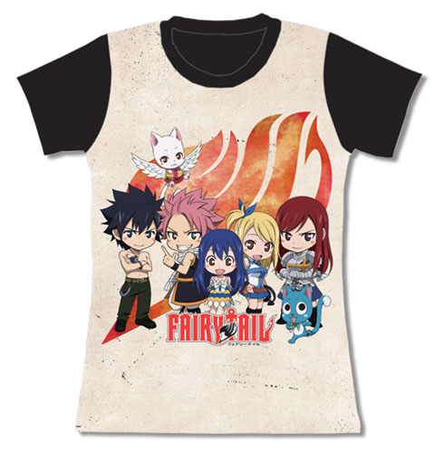 Fairy Tail - Sd Group Jrs. Sublimation T-Shirt L, an officially licensed product in our Fairy Tail T-Shirts department.