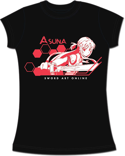 Sword Art Online - Asuna Jrs. Screen Print T-Shirt L, an officially licensed product in our Sword Art Online T-Shirts department.