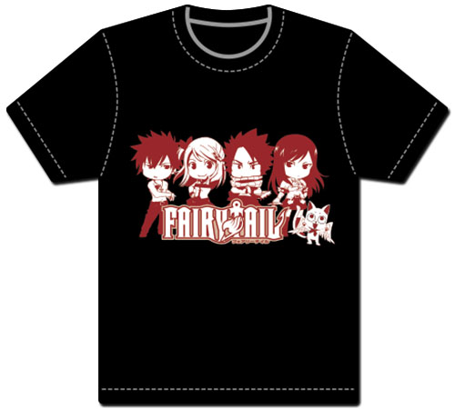 Fairy Tail - Sd Group Men's Screen Print T-Shirt L, an officially licensed product in our Fairy Tail T-Shirts department.