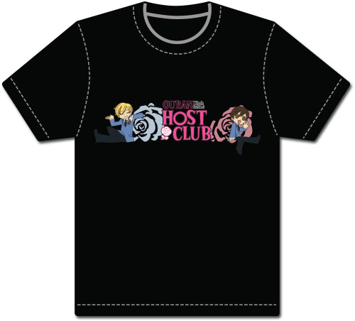 Ouran High School Host Club- Sd Haruhi And Tamaki Mens Screen Print T-Shirt L, an officially licensed product in our Ouran High School Host Club T-Shirts department.