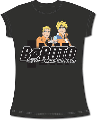 Boruto - Naruto And Boruto Jrs. Screen Print T-Shirt S, an officially licensed Boruto product at B.A. Toys.