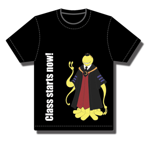 Assassination Classroom - Class Starts Now! Mens Screen Print T-Shirt S, an officially licensed Assassination Classroom product at B.A. Toys.
