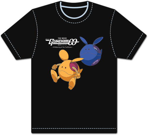 Gundam 00 Movie - Yellow & Blue Haro Men's Screen & Print L, an officially licensed product in our Gundam 00 T-Shirts department.