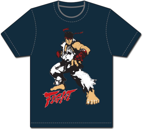 Street Fighter V - Ryu Men's Screen Print T-Shirt L, an officially licensed product in our Street Fighter T-Shirts department.