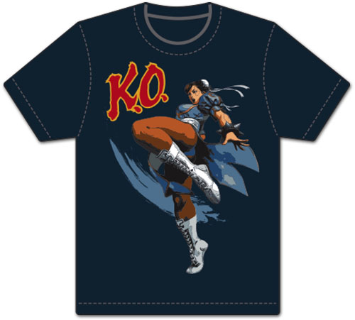 Street Fighter V -Chun Li Men's Screen Print T-Shirt L, an officially licensed product in our Street Fighter T-Shirts department.