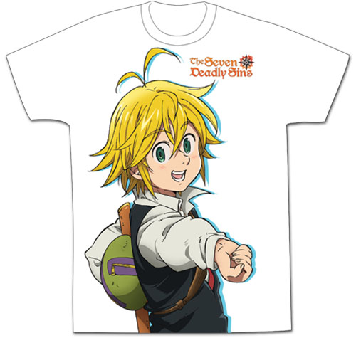 The Seven Deadly Sins - Meliodas Men's Sublimated T-Shirt XXL, an officially licensed product in our The Seven Deadly Sins T-Shirts department.