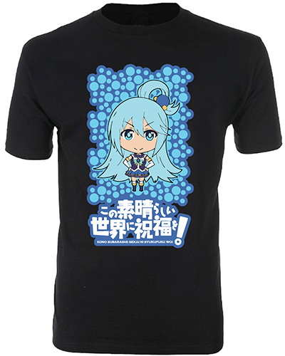 Konosuba - Sd Aqua Men's Screen Print T-Shirt L, an officially licensed product in our Konosuba T-Shirts department.