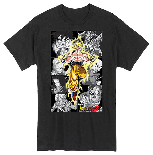 Dragon Ball Z - Character Panels T-Shirt XL, an officially licensed product in our Dragon Ball Z T-Shirts department.