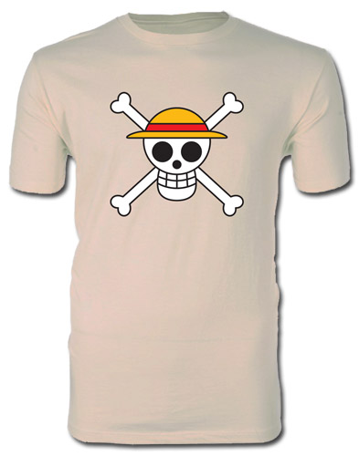 One Piece - Jolly Roger Screen Print T-Shirt L, an officially licensed product in our One Piece T-Shirts department.