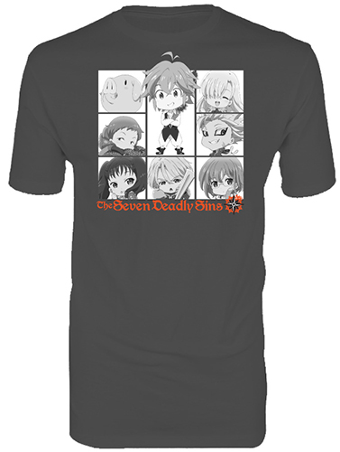 The Seven Deadly Sins - Sd Group Men's T-Shirt L, an officially licensed product in our The Seven Deadly Sins T-Shirts department.