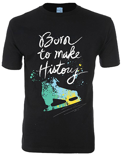 Yuri On Ice!!! - Born To Make History Men's Screen Print T-Shirt L, an officially licensed product in our Yuri!!! On Ice T-Shirts department.