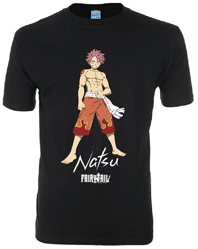 Fairy Tail - Bathing Natsu Men's T-Shirt L, an officially licensed product in our Fairy Tail T-Shirts department.