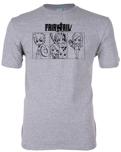 Fairy Tail - Sd Line Art Group Swim Men's T-Shirt L, an officially licensed product in our Fairy Tail T-Shirts department.