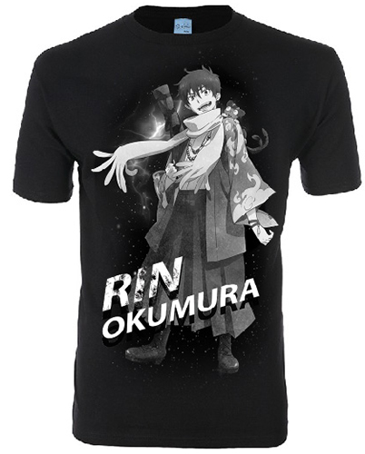 Blue Exorcist Kyoto Saga - Rin Men's T-Shirt L, an officially licensed Blue Exorcist product at B.A. Toys.
