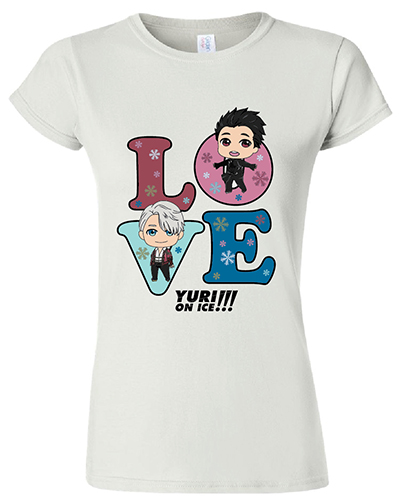 Yuri On Ice!!! - Love Jrs. T-Shirt L, an officially licensed product in our Yuri!!! On Ice T-Shirts department.