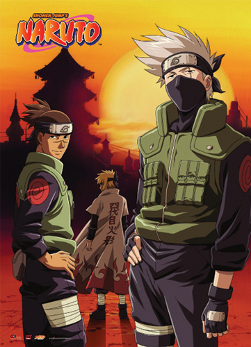 Naruto Kakashi & Iruka Wall Scroll, an officially licensed product in our Naruto Wall Scroll Posters department.
